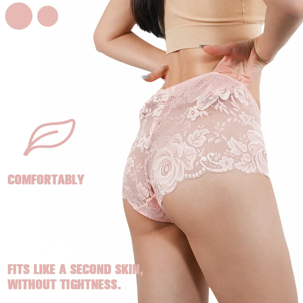 Sexy Women's Lace Panties Underwear Hollow Out Intimate Lingerie Female Lace Floral Underpants Briefs Woman Candy Color