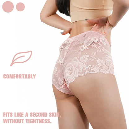 Sexy Women's Lace Panties Underwear Hollow Out Intimate Lingerie Female Lace Floral Underpants Briefs Woman Candy Color