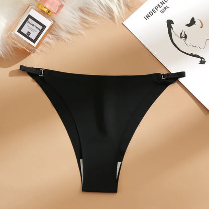 Women's Sexy Panties Temptation Bikini Seamless Female Underwear Thin Belt Thong for Women Fashion Briefs Elasticity Lingerie