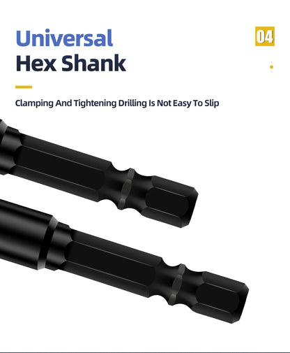 Cross Hex Drill Bit Set For Concrete Porcelain Tile Glass Metal Professional Multifunction Drill Bits Kit Tools Carbide Drills