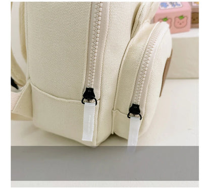Children's Kindergarten Backpack Cute Cartoon Toddlers Girls' School Backpack Fashion Lightweight Kids Boys Canvas Shoulder Bag