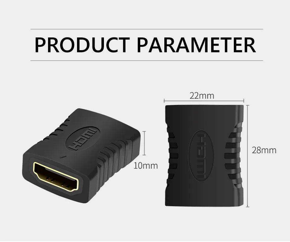 4K HDMI Extender Female To Female Converter Extension Audio Adapter For Monitor Display Laptop PS4/3 PC TV Hdmi Cable Extension
