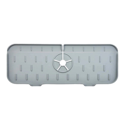 Almohadilla absorbente de silicona para grifo de cocina, repisa, fregadero, protector de salpicaduras, tapete de drenaje para baño, accesorios