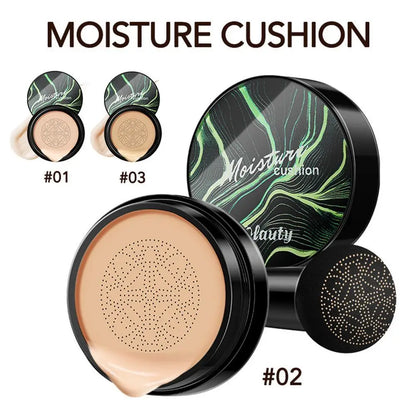 Moist Air Cushion CC Mushroom Head Powder Puff Quick Foundation Cream Makeup Base Makeup Waterproof Cosm Makeup Brightening T2I1