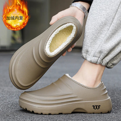 Chef Shoes For Men Kitchen Working Soft Rubber Sandals Garden Shoes Clogs Big Size 47 48