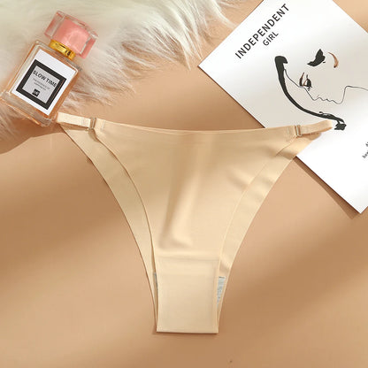Women's Sexy Panties Temptation Bikini Seamless Female Underwear Thin Belt Thong for Women Fashion Briefs Elasticity Lingerie