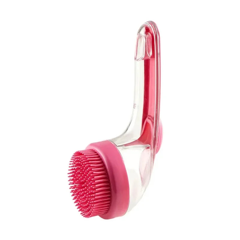Pet Bath Brush Dog Bath Brush Dog Scrubber for Bath Bathing Dog Grooming Massage Brush for Long Short Haired Dogs Cats Shower