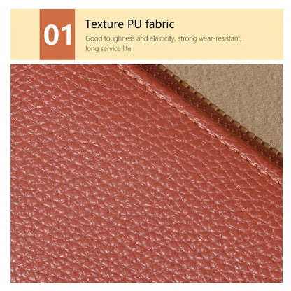Women's Short Wallet with Transparent Closure. Litchi Pattern. Monaiea Multi Card Slot Wallet, Large Capacity, Fashionable