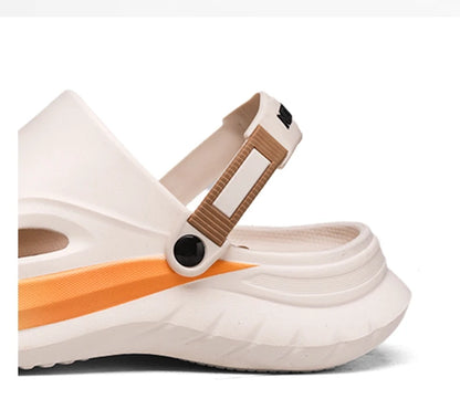 Summer Men's Massage Slippers Indoor Outdoor Sandals Beach Comfortable Soft Slides Clogs Casual Shoes Home Men Outdoor Sandals
