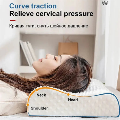 Cuscino lungo in memory foam, cuscino per letto, protezione per il collo, rimbalzo lento, cuscino per maternità sagomato per dormire, cuscini ortopedici