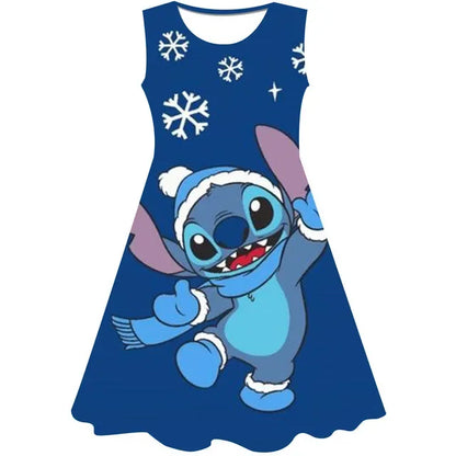 3D Printing Glisten Summer Barbie I Am Kenough Princess Dress Girls Women Short Sleeve Costume Party Dresses Children Clothes