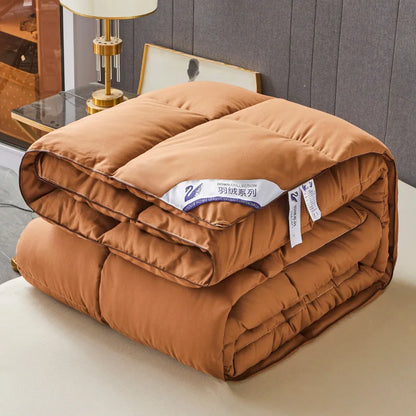 Household hotel white goose down duvet blanket, summer quilt, down comforter, queen comforter