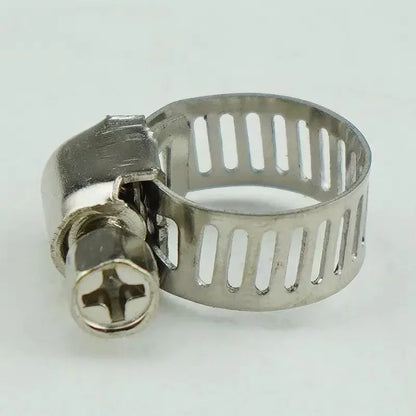 Abrazadera de tubo de combustible para automóvil ajustable, abrazadera de manguera de acero inoxidable con tornillo sin fin, alicates, herramientas para grifos, tuberías de agua y sujetadores.