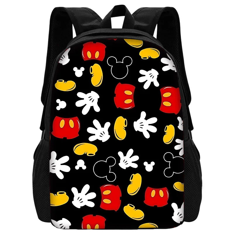 Disney Cute Mickey Minnie Child School Backpack With Shoulder Bag Pencil Bags School Bags for Boys Girls Best Gift