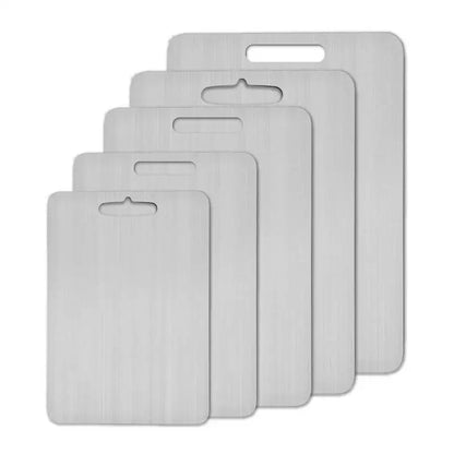 Board Kitchen Titanium Cutting Boards For Stainless  304 Steel Thickened Double-Sided Food Grade Portable Fruit Meat Chopping