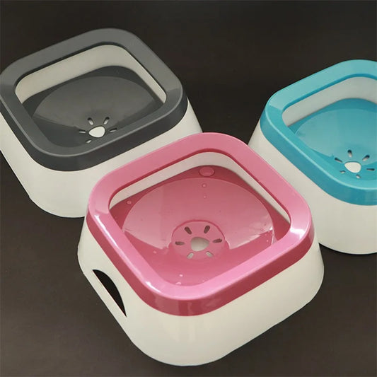 1000ml Anti-splash Water Bowl For Dogs 1L Large Capacity Drinker Drinking Bowls Dog Waterer For Puppy Cat Pet Accessories