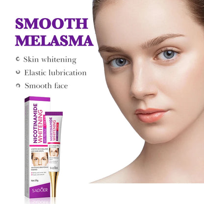 Niacinamide evens skin tone, whitens and removes freckle cream, deeply nourishes, moisturizes, hydrates and brightens the cream