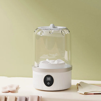 NEW Mini Underwear Washing Machine Fully Automatic Laundry Cup Cordless Portable Underwear Sock Washer Rechargeable for Travel