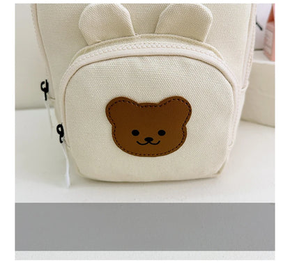 Children's Kindergarten Backpack Cute Cartoon Toddlers Girls' School Backpack Fashion Lightweight Kids Boys Canvas Shoulder Bag