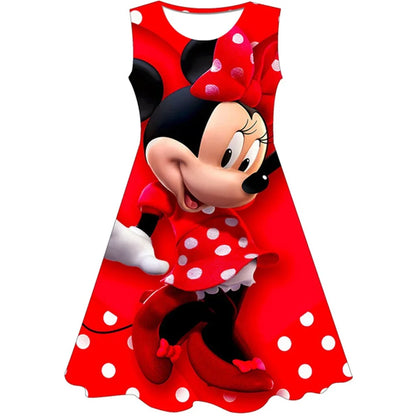 3D Printing Glisten Summer Barbie I Am Kenough Princess Dress Girls Women Short Sleeve Costume Party Dresses Children Clothes