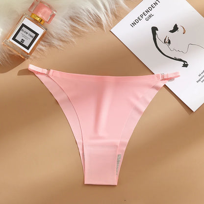 Women's Sexy Panties Temptation Bikini Seamless Female Underwear Thin Belt Thong for Women Fashion Briefs Elasticity Lingerie