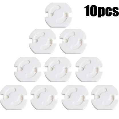 1/10pcs  Baby Safety Child Electric Socket Outlet Plug Protection Security Two Phase Safe Lock Cover Kids Sockets Cover Plugs