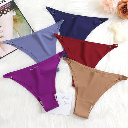 Women's Sexy Panties Temptation Bikini Seamless Female Underwear Thin Belt Thong for Women Fashion Briefs Elasticity Lingerie