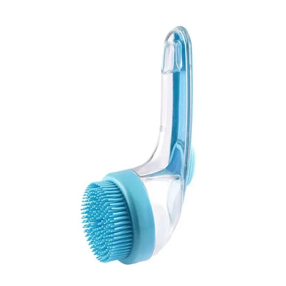 Pet Bath Brush Dog Bath Brush Dog Scrubber for Bath Bathing Dog Grooming Massage Brush for Long Short Haired Dogs Cats Shower