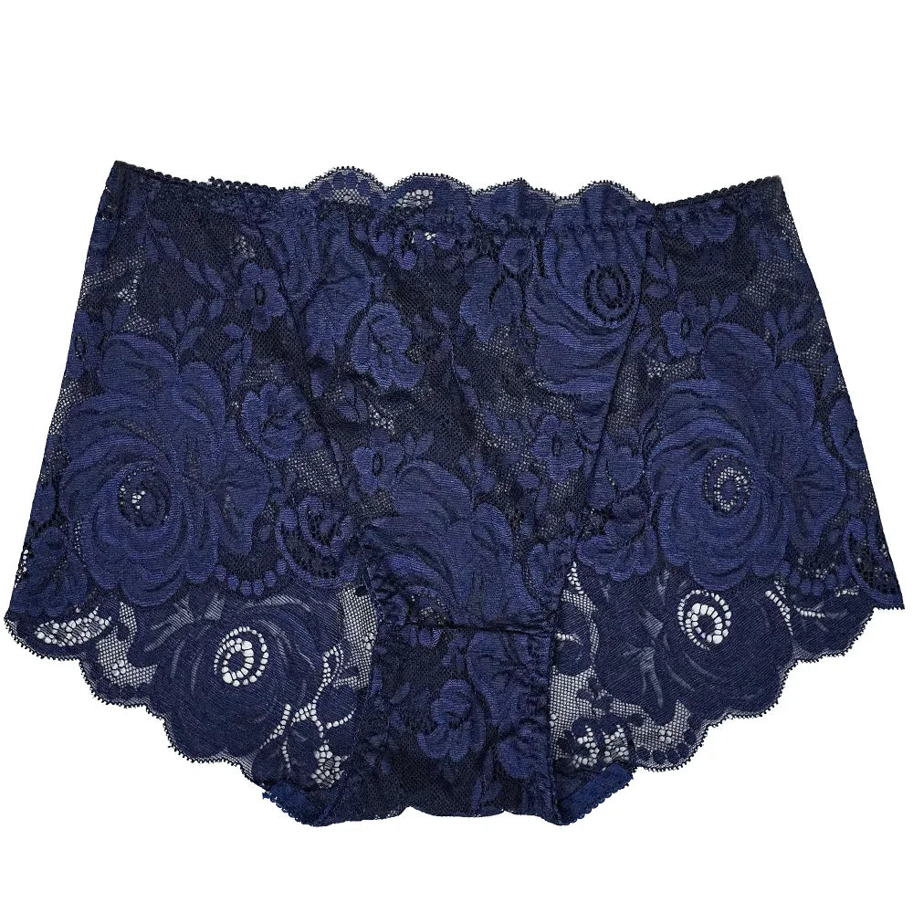 Sexy Women's Lace Panties Underwear Hollow Out Intimate Lingerie Female Lace Floral Underpants Briefs Woman Candy Color