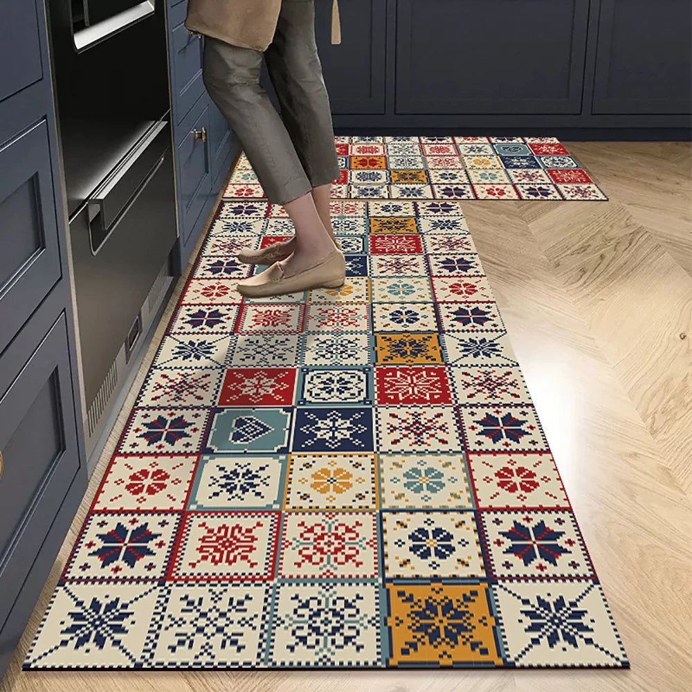 Non-slip Kitchen Carpets for Living Room Long Area Rug Kitchen Floor M0at Carpets Entrance Door Mat Home Decor Alfombra Tapis