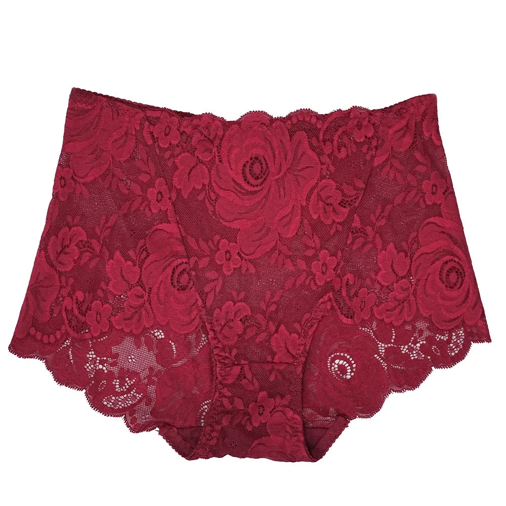 Sexy Women's Lace Panties Underwear Hollow Out Intimate Lingerie Female Lace Floral Underpants Briefs Woman Candy Color