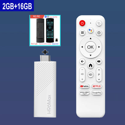 H96 MAX Android TV Stick Allwinner H313 with 2.4G Wifi 5G Wifi6 Dual Brand 8GB 16GB 4K 3D HDR Goole Voice Remote