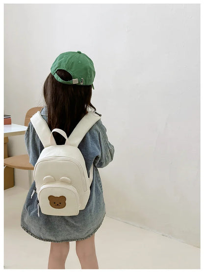 Children's Kindergarten Backpack Cute Cartoon Toddlers Girls' School Backpack Fashion Lightweight Kids Boys Canvas Shoulder Bag