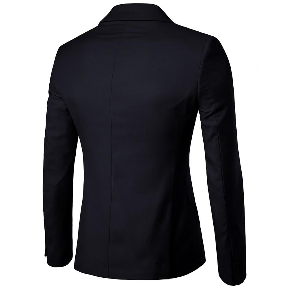 Men Blazer High Quality Business Slim Fit Single Buttons Suits Jacket Men Slim Fit Casual Wedding Groom Blazer Coats Suit Coat