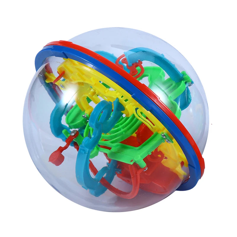 Maze Ball Mini 3D Magic Puzzle Intelligence & Idea Perplexus Maze Game Labyrinth IQ Gifts Display Stand for Kids and Adults
