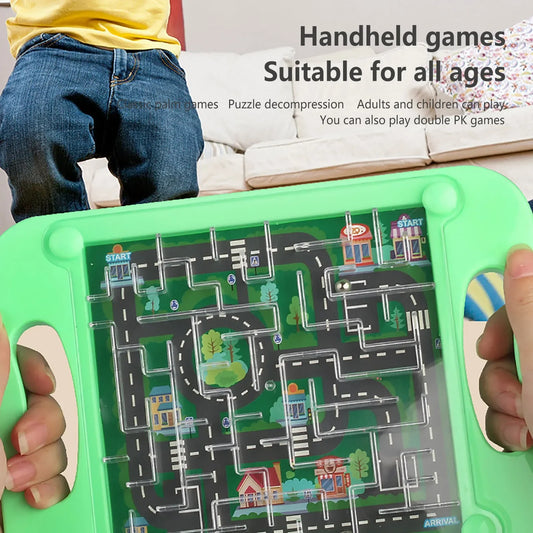 3D Maze Ball Kids Balance Gravity Memory Sequential Puzzle Montessori Early Education Gifts for Baby Educational Toys Best Gifts