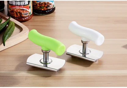 Stainless Steel Jar Opener Adjustable Glass Lids off Jar Opener Bottle Opener Kitchen Accessories Can Opener for 3-9.5CM