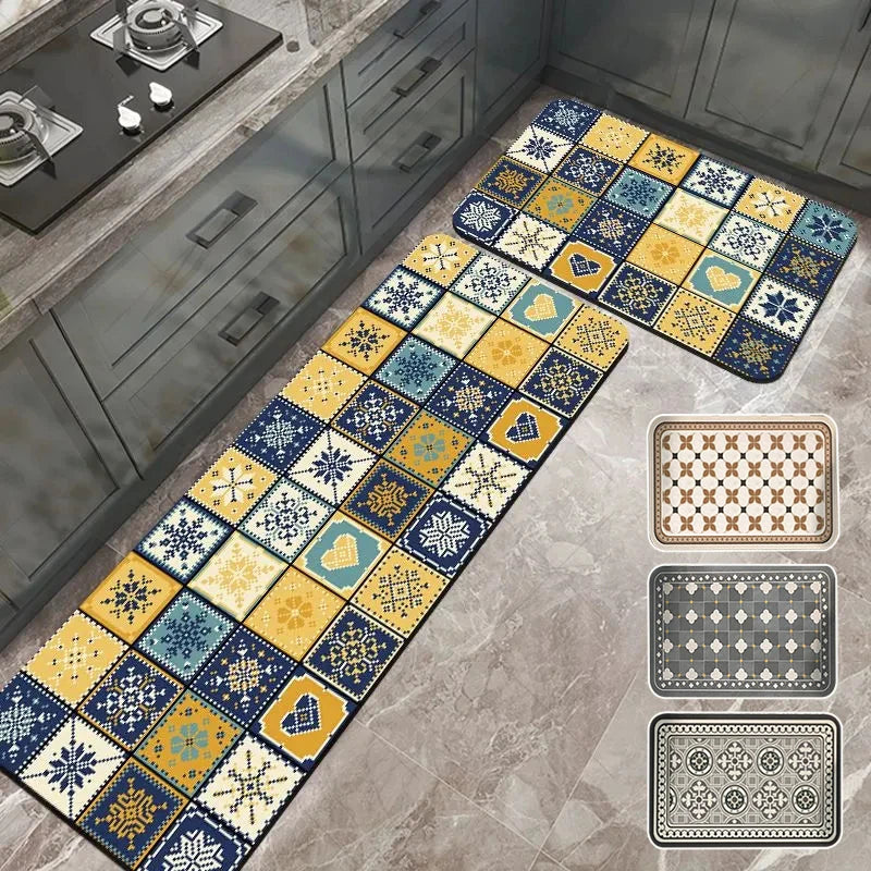 Non-slip Kitchen Carpets for Living Room Long Area Rug Kitchen Floor M0at Carpets Entrance Door Mat Home Decor Alfombra Tapis