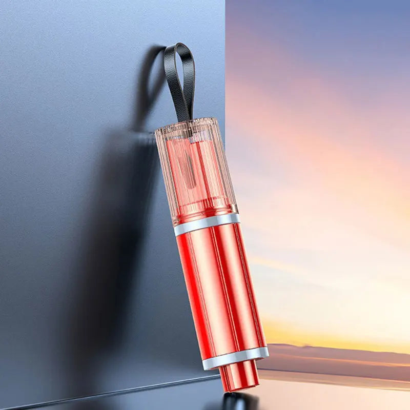 2 In 1 Car Safety Hammer Emergency Glass Breaker Cut The Seat Belt High Hardness Tungsten Steel Rescue Tool Auto Accessories