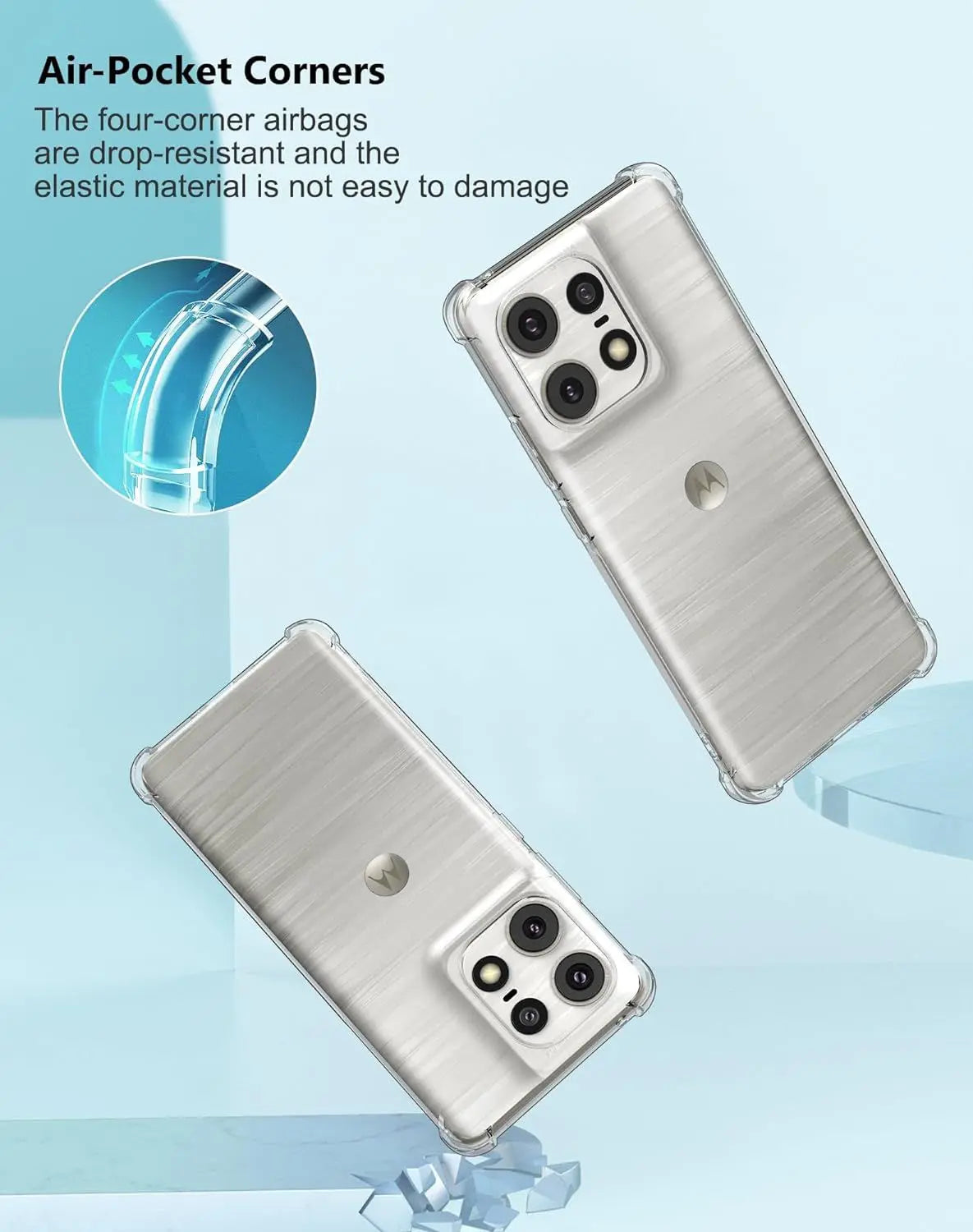 Shockproof Airbag TPU Case for Motorola Moto Edge 50 Pro Edge 50 Neo Fusion Ultra Protective Cover Capa Fundas Coque