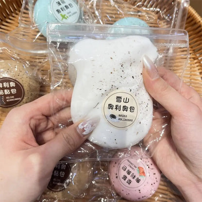Adult Kids Taba Squishy Cute Cassava Pinch Soft Fluid Ball Kawaii Cake Slow Rising Stress Ball Fidget Toy Squeeze Food Toys