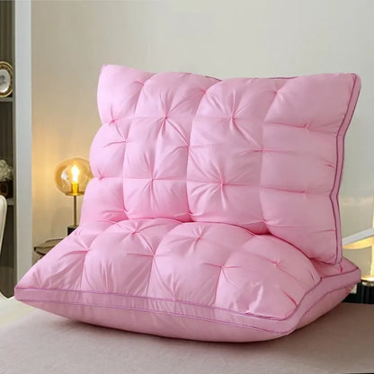 bilateral twisted flower pillow super soft sleep cervical spine protection household single pillow core pair does not collapse