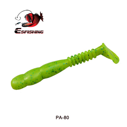 KESFISHING Fishing Lures Rock Shiner 50 95 115mm Pesca Artificial Soft Silicone Bass Baits Quality Smell and Salts T Tail Shad